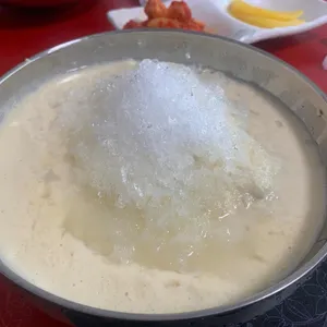 녹차콩물국수 사진