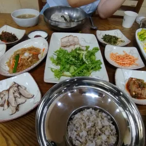 서석들보리밥쌀밥 사진
