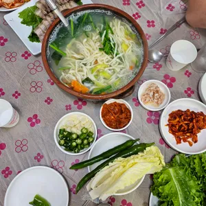 항아리칼국수 사진
