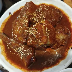 매화곤드레밥 사진