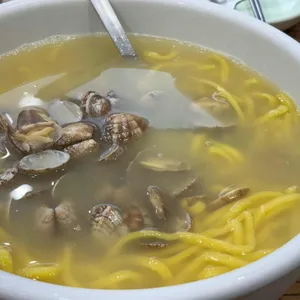 황도바지락칼국수 사진