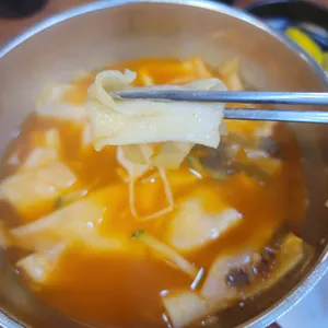 얼큰수제비 사진