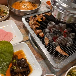 한돈 단불 뒷고기 사진