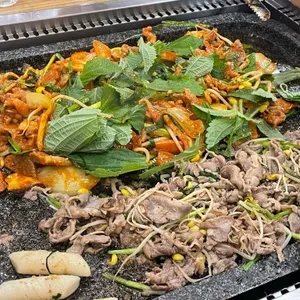 자기랑오리랑 사진