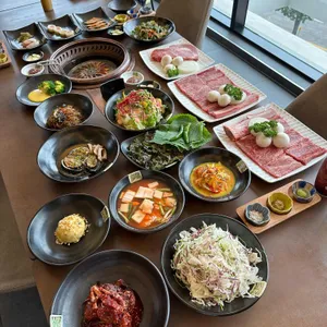 도천삼백식당프리미엄 사진