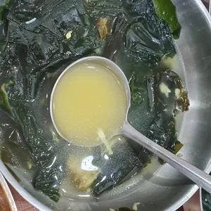 남해전복물회 사진
