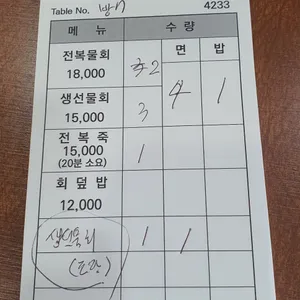 남해전복물회 리뷰 사진