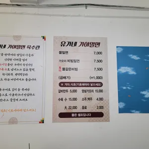 유가네가야밀면 리뷰 사진