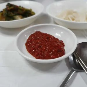 공항 메밀 국수 사진