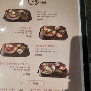 한솔냉면 리뷰 사진