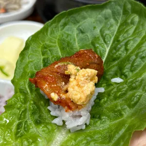 우렁쌈밥 사진