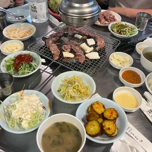 사철 숯불 갈매기 사진