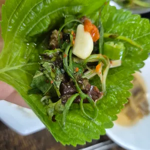 솔송이구이 사진