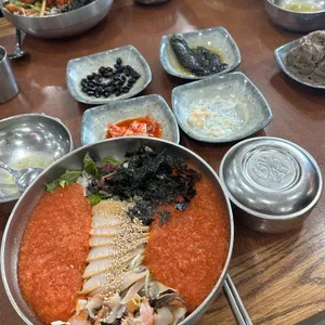 남해전복물회 사진
