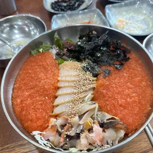 남해전복물회 사진