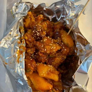 깻잎닭강정 사진