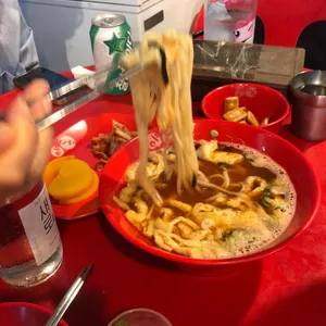 야간얼큰우동 사진