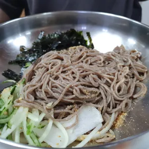 공항 메밀 국수 사진