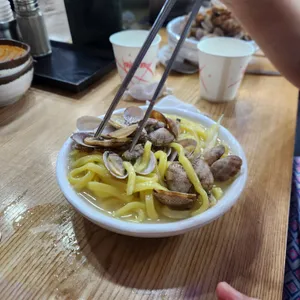 황도바지락칼국수 사진