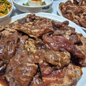 한우숯불갈비 사진