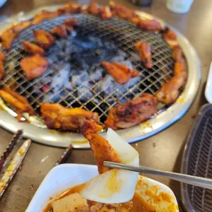 남이섬 안반지 닭갈비 사진