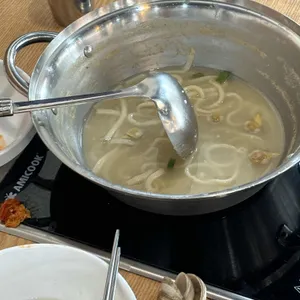 온천칼국수 사진