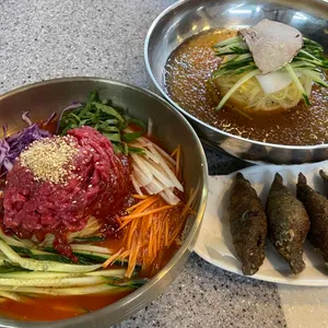 황남밀면 사진