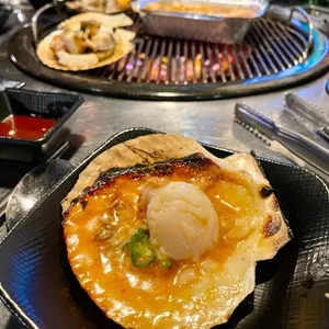 조개와 칼국수 사진