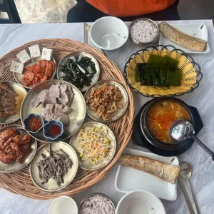 소쿠리밥상 사진