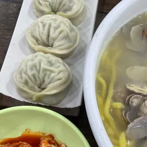 황도 바지락 칼국수 사진