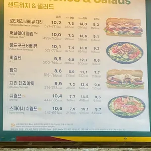 써브웨이 리뷰 사진