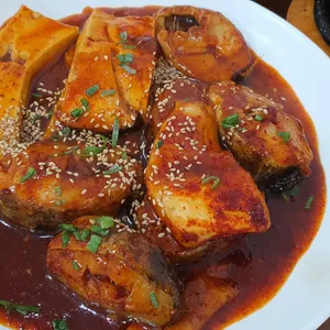 매운명태밥상 사진