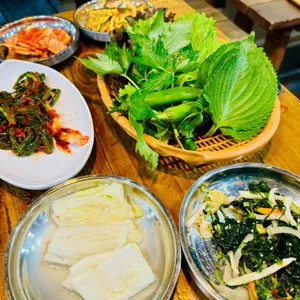시골쌈밥 사진