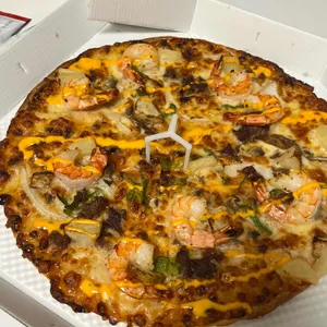 도미노피자 리뷰 사진