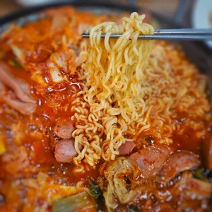 의정부부대찌개 왕돈까스 리뷰 사진