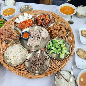 소쿠리밥상 사진
