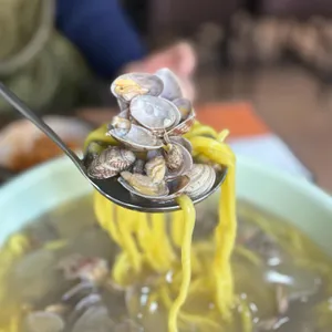 황도바지락칼국수 사진