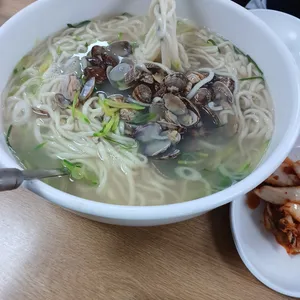 온천칼국수 사진