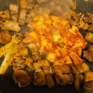 야자수캠핑바베큐 사진