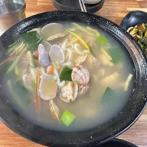 옛날 칼국수 사진