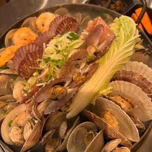 조개와칼국수 사진