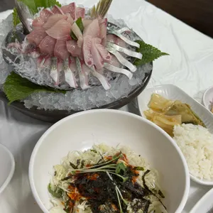 왕도매회어시장 사진