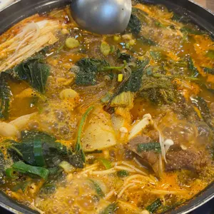 황토감자탕 사진