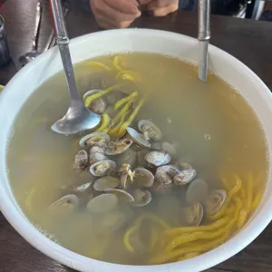 황도 바지락 칼국수 사진
