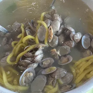 황도 바지락 칼국수 사진
