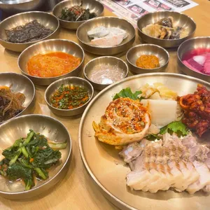 보릿골 정찬 사진
