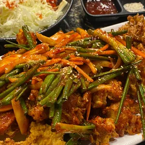 야채통닭 사진