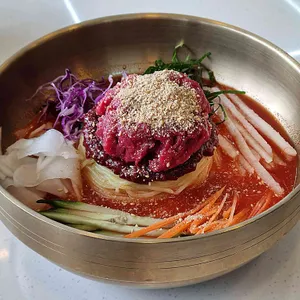 황남밀면 사진