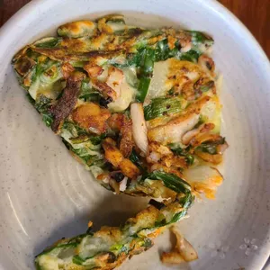 막회와파전 사진