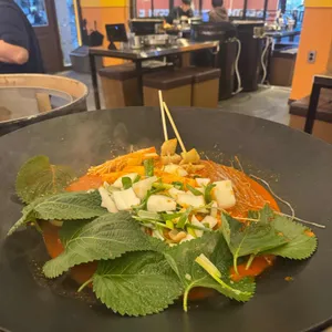 까치 솥뚜껑 닭도리 사진